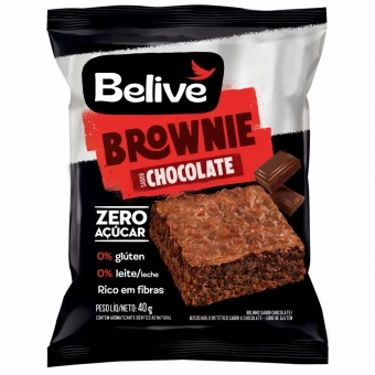Brownie Fit Sem Açúcar Sem Glúten Sem Leite Belive