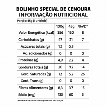 Bolinho Special Belive Sem Açúcar Sem Glúten Sem Leite