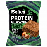 Brownie Protein Zero Açúcar Belive - Chocolate com Avelã