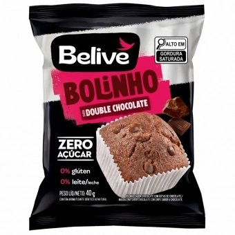 Bolinho Belive Sem Açúcar Sem Glúten Sem Leite