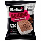 Bolinho Belive Sem Açúcar Sem Glúten Sem Leite - Double Chocolate