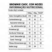 Brownie Fit Sem Açúcar Sem Glúten Sem Leite Belive - Chocolate com Nozes