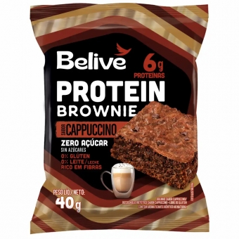 Brownie Protein Sem Açúcar Sem Glúten Sem Leite Belive